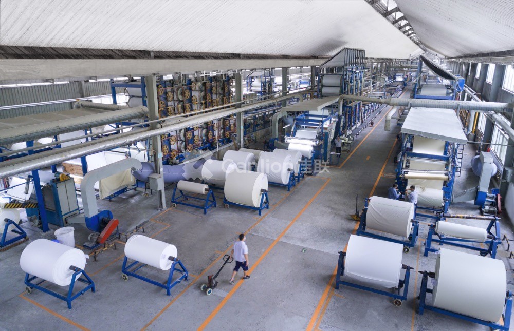 Mianyang Jialian printing and dyeing Co., Ltd. কারখানা উত্পাদন লাইন